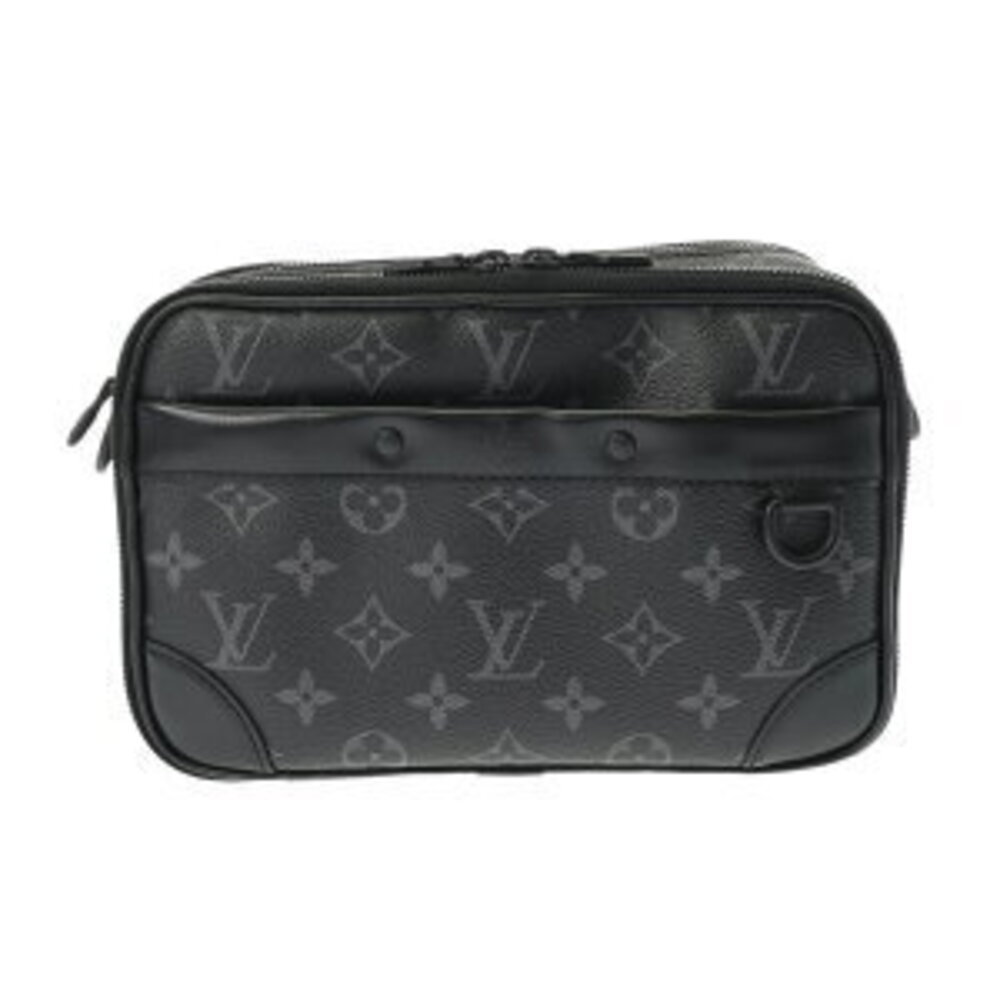Louis Vuitton Monogram Eclipse Black Alpha Messenger Bag Black Canvas Shoulder